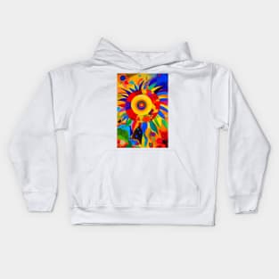 Sunflower Dreams: A Blossom's Journey Kids Hoodie